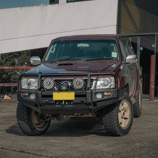 GU PATROL BULLBAR SERIES 4+ 10/2004 - 12/2016 ROCKARMOR PREMIUM SERIES