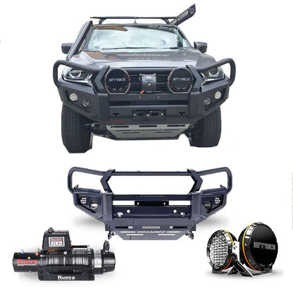 MAZDA BT50 08/2020 - 01/2025 | PROTEK PACK | GT BULL BAR, RUNVA WINCH, STEDI DRIVING LIGHTS
