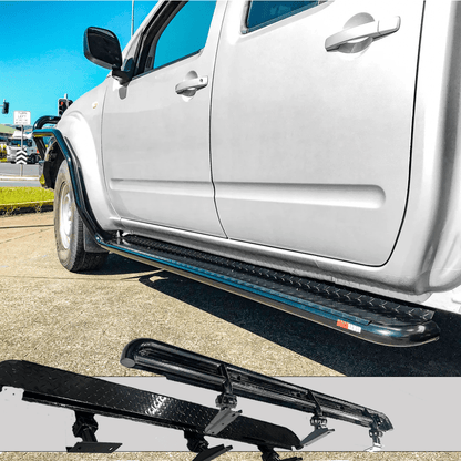 D40 ROCK SLIDERS | ADR APPROVED | ROCKARMOR 4X4