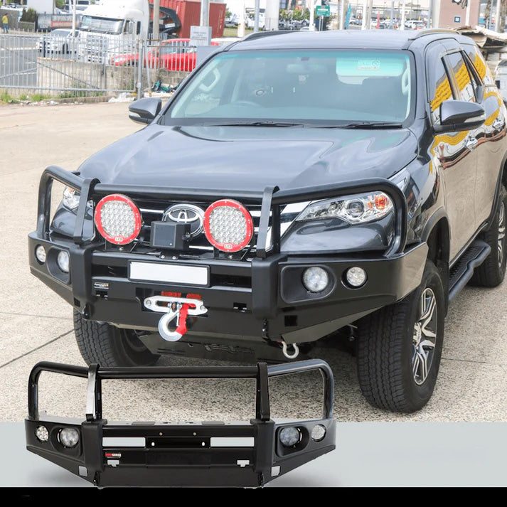TOYOTA FORTUNER BULLBAR ROCKARMOR ELITE SUITS 10/2015 - 08/2020